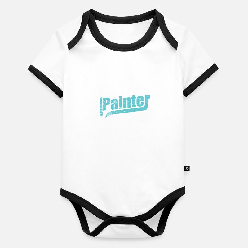 Painter Painter Occupation Organic Baby Contrasting Bodysuit