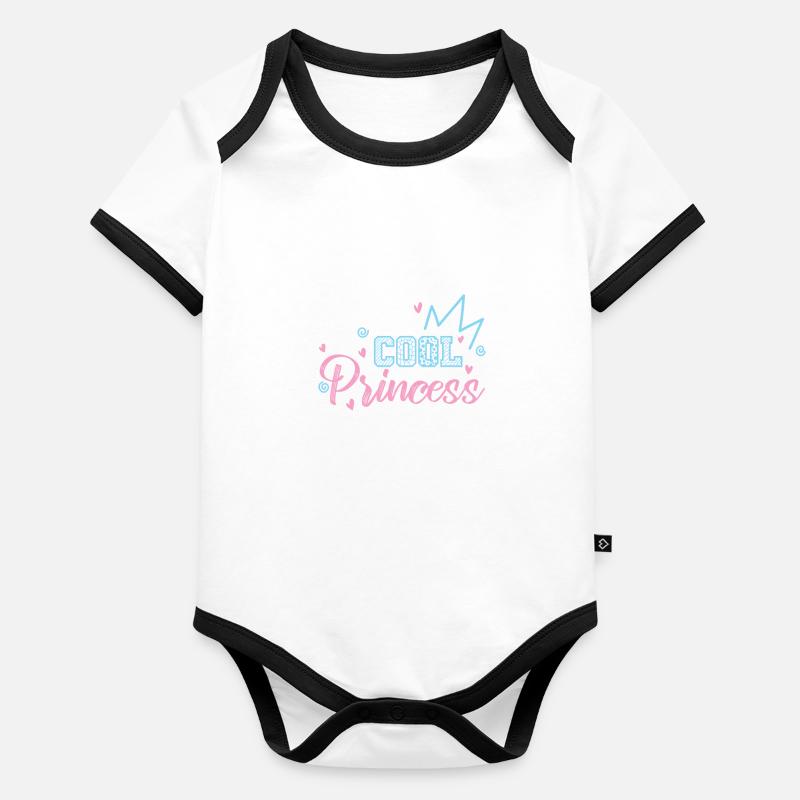 Cool Princesse Hobby Beauté Fille Body Bébé bio contrasté manches courtes