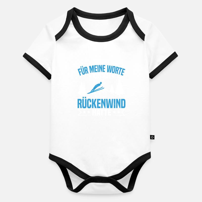 Ski Jumping Ski Helmet for Ski Flying Ski Flying Organic Baby Contrasting Bodysuit