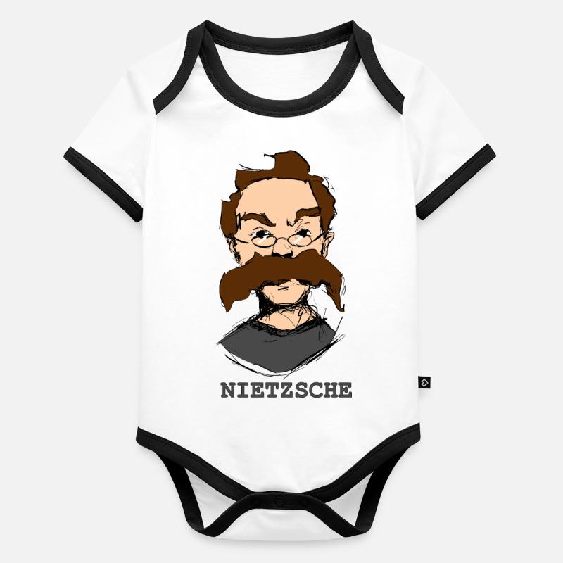 Nietzsche Body Bébé bio contrasté manches courtes