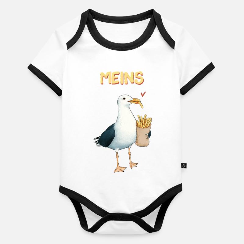 mine Body Bébé bio contrasté manches courtes
