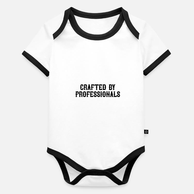 Fabriqué par des professionnels Body Bébé bio contrasté manches courtes