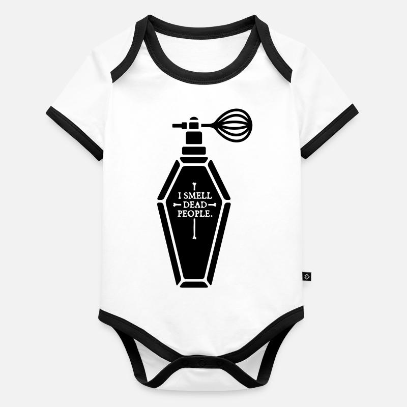 Parfum de cercueil Body Bébé bio contrasté manches courtes