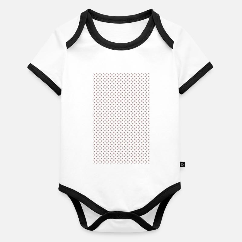 Sterne Baby Bio-Kurzarm-Kontrastbody