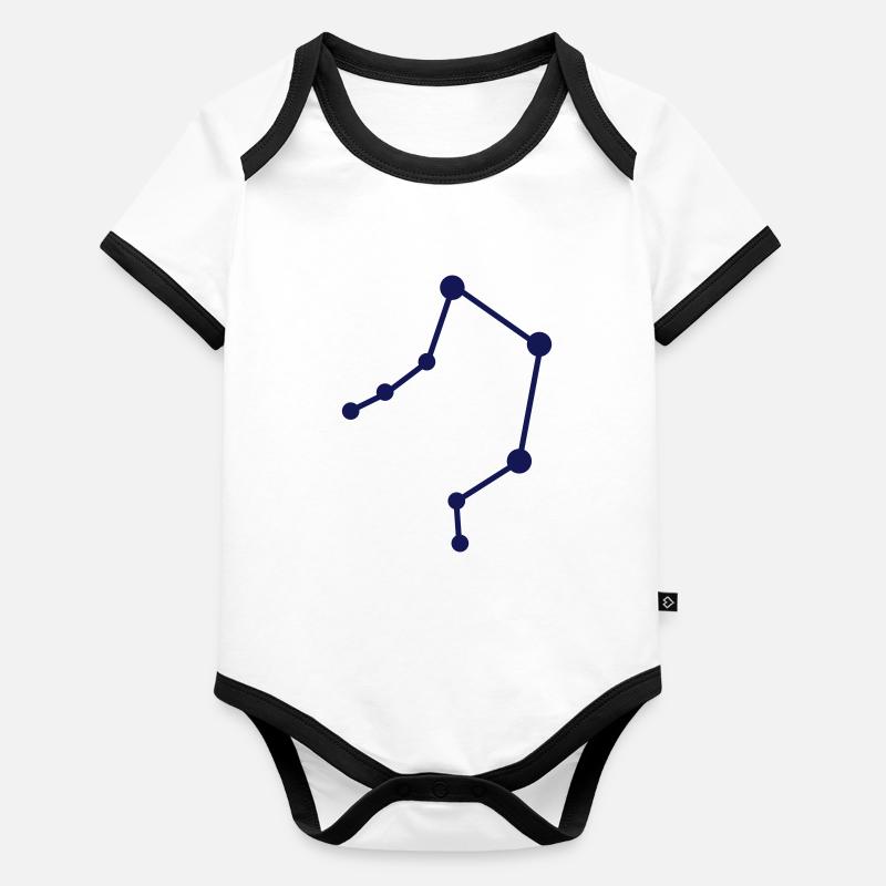 Zodiac Libra Organic Baby Contrasting Bodysuit
