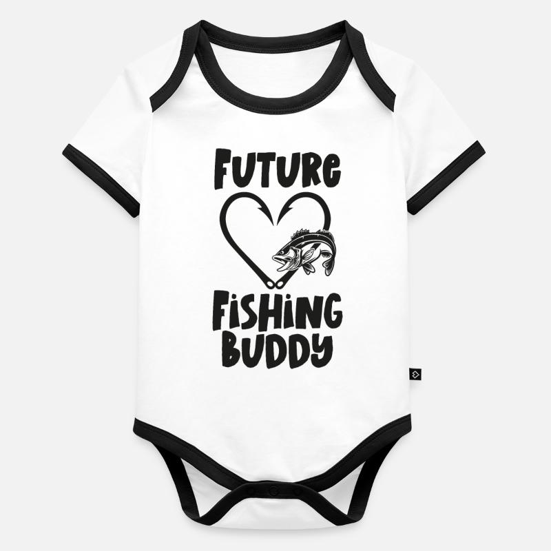 Adolescent Pêcheur Jeune Pêcheur Bébé Body Bébé bio contrasté manches courtes