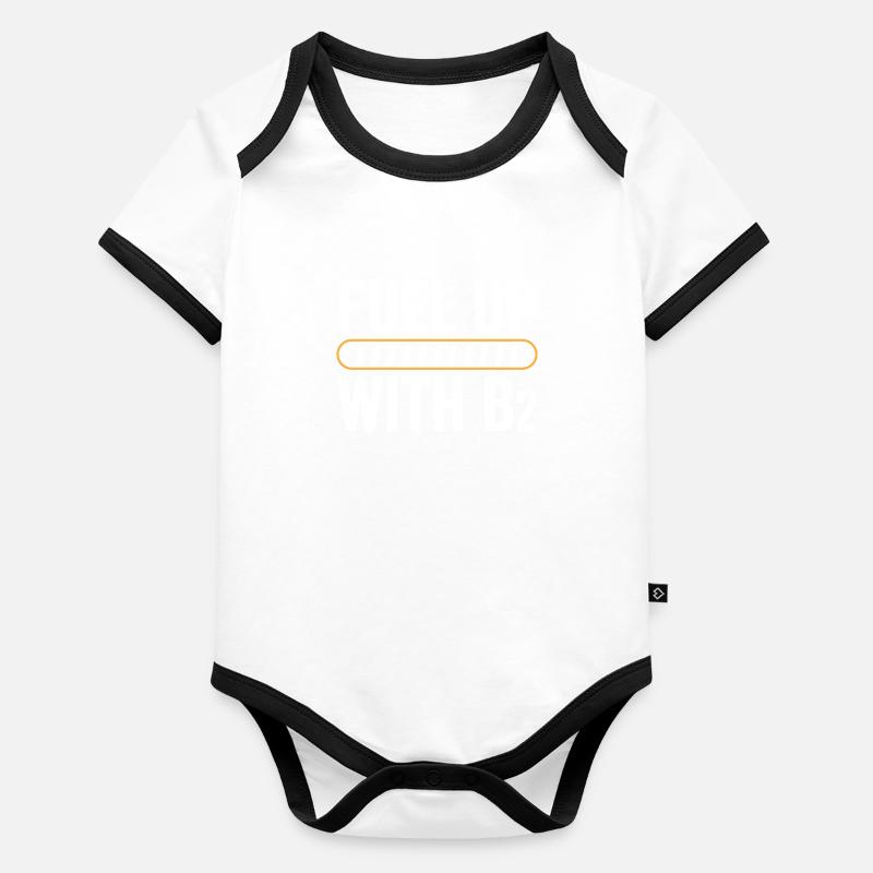 Faites le plein avec le graphique de motivation B2 Body Bébé bio contrasté manches courtes