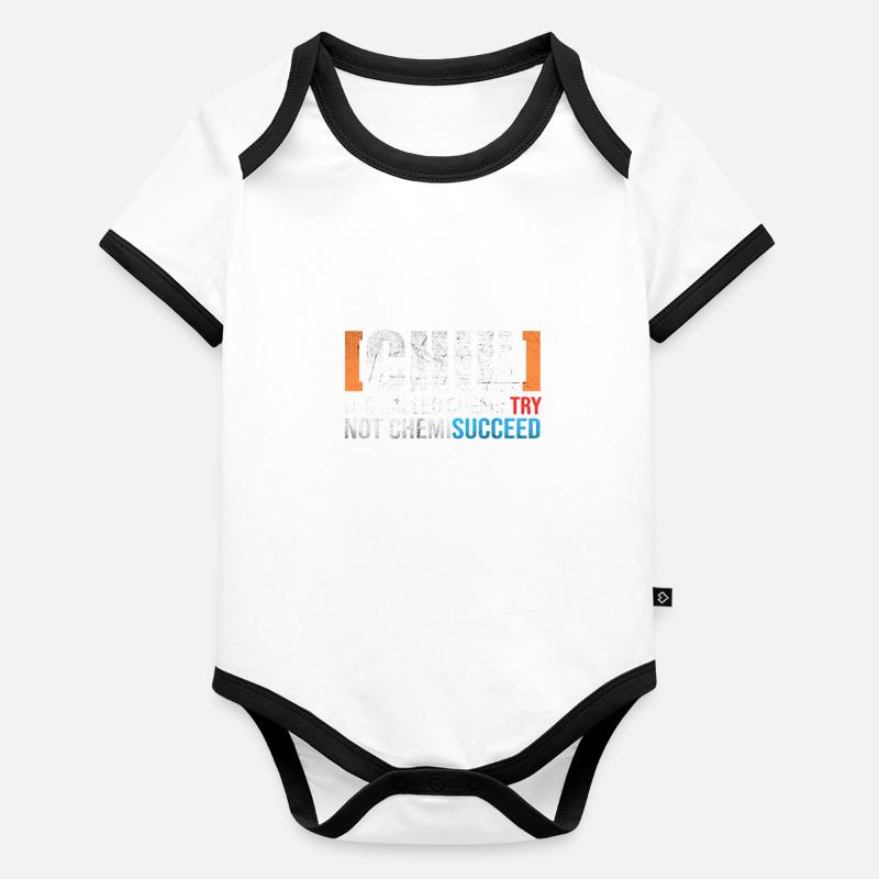 Chill Chemistry Chemisucceed Joke Science Baby Bio-Kurzarm-Kontrastbody