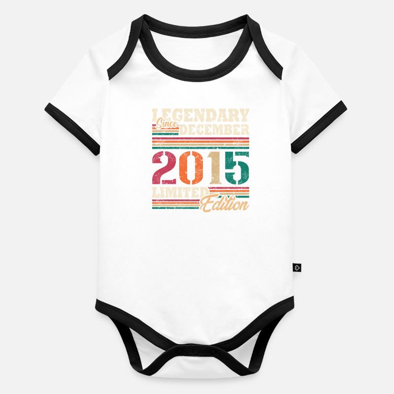 Légendaire Décembre 2015 édition limitée Body Bébé bio contrasté manches courtes