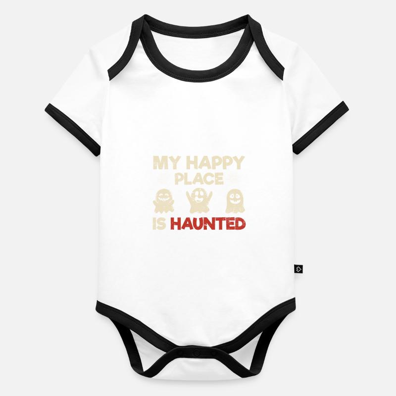 Ghost Hunters Organic Baby Contrasting Bodysuit