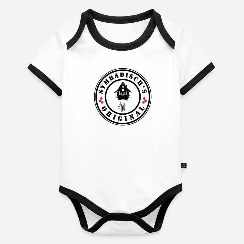 L’original de Symbadisch Body Bébé bio contrasté manches courtes
