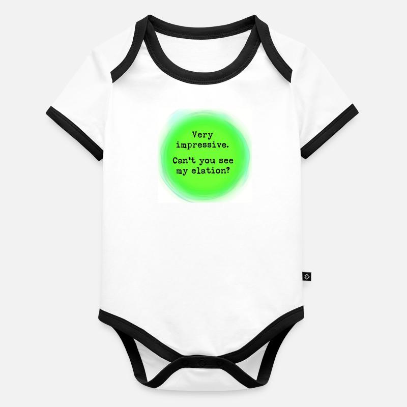 I am seriously not impressed Organic Baby Contrasting Bodysuit