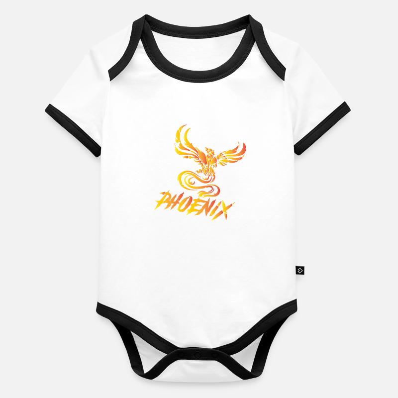 Phönix Baby Bio-Kurzarm-Kontrastbody