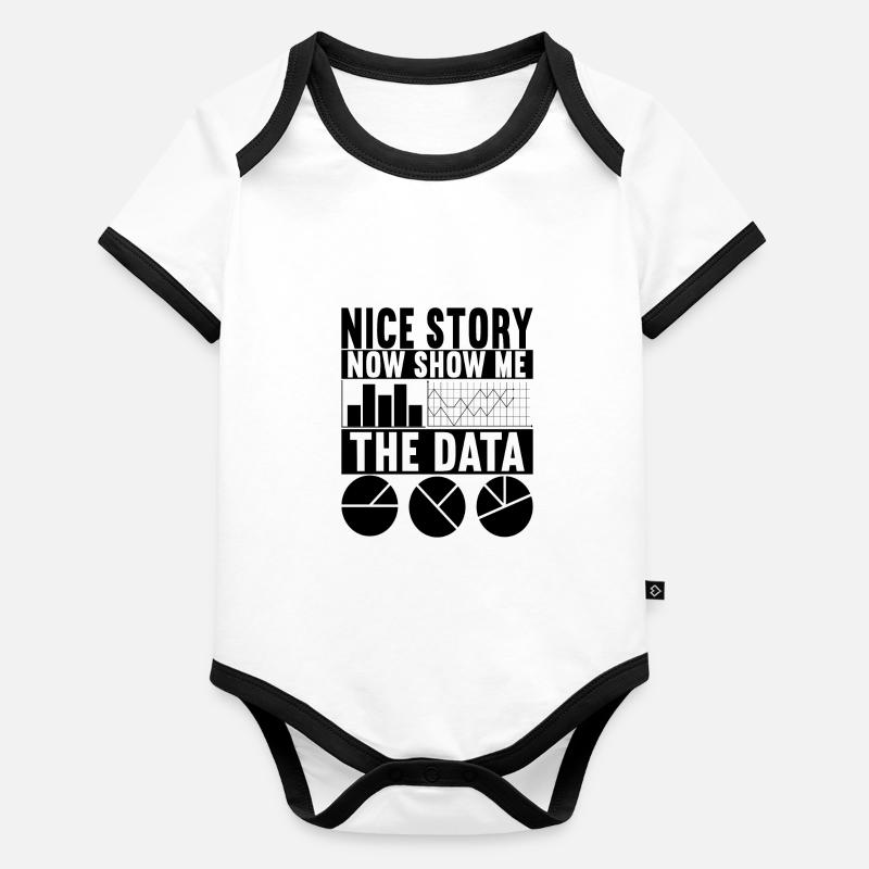 Data Scientist Data Analyst Organic Baby Contrasting Bodysuit