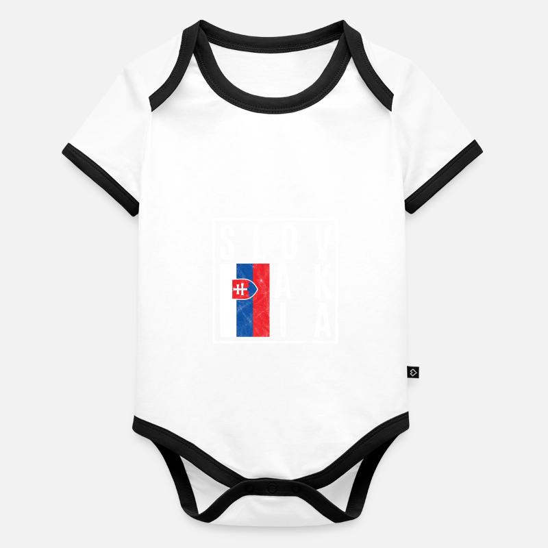 Slovakia Organic Baby Contrasting Bodysuit
