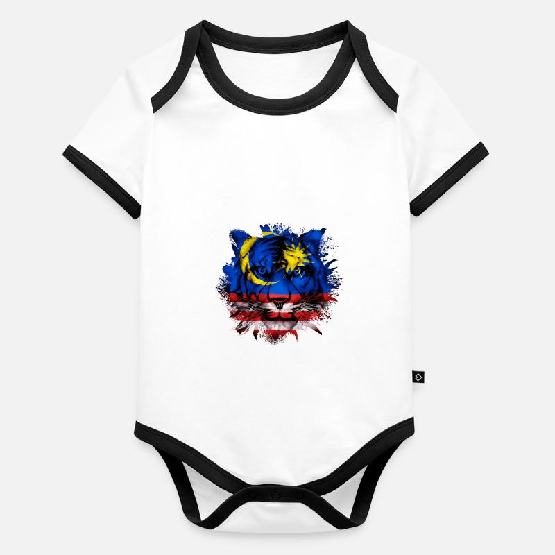 Malaysia Organic Baby Contrasting Bodysuit