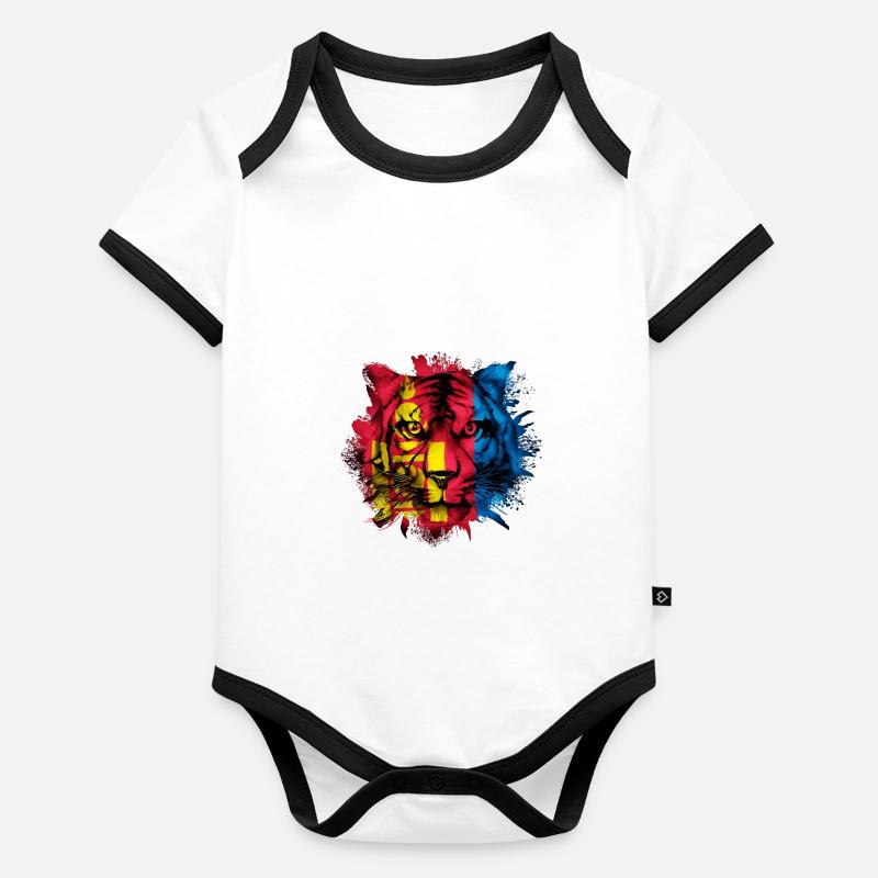 Mongolia Organic Baby Contrasting Bodysuit