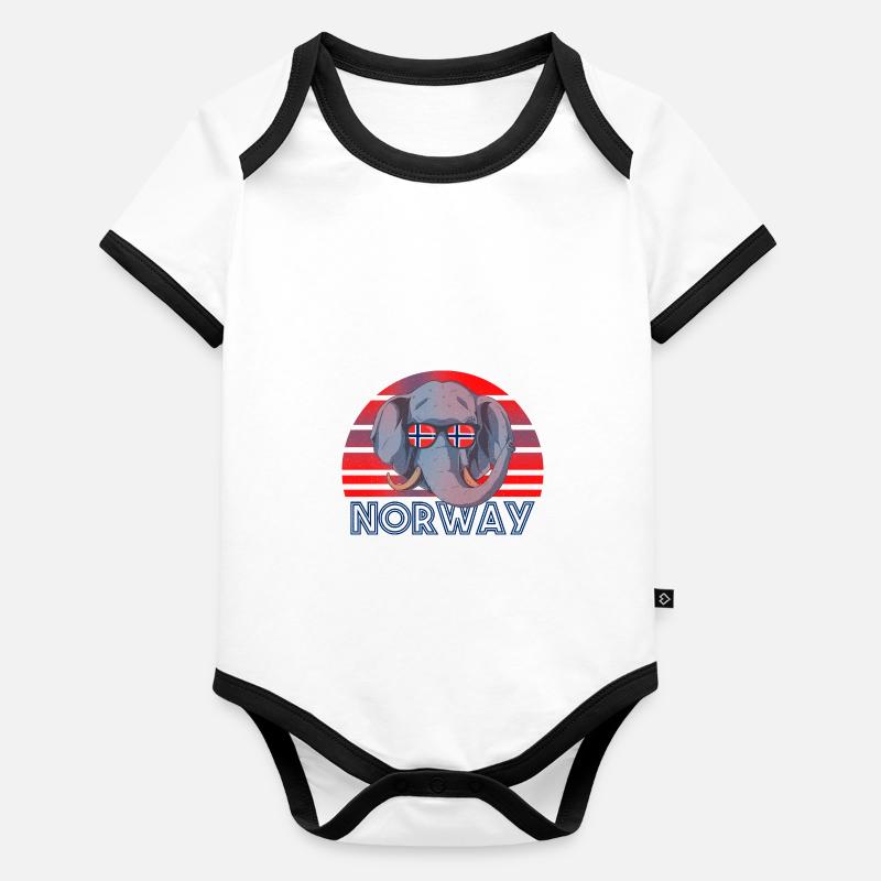 Norway Organic Baby Contrasting Bodysuit