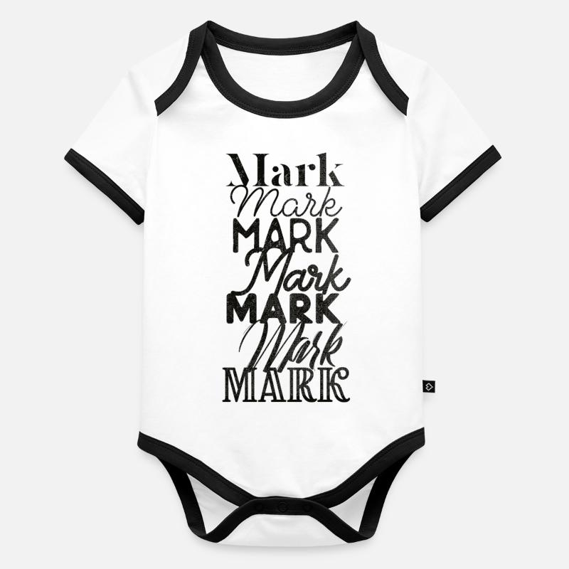 Moelle Body Bébé bio contrasté manches courtes