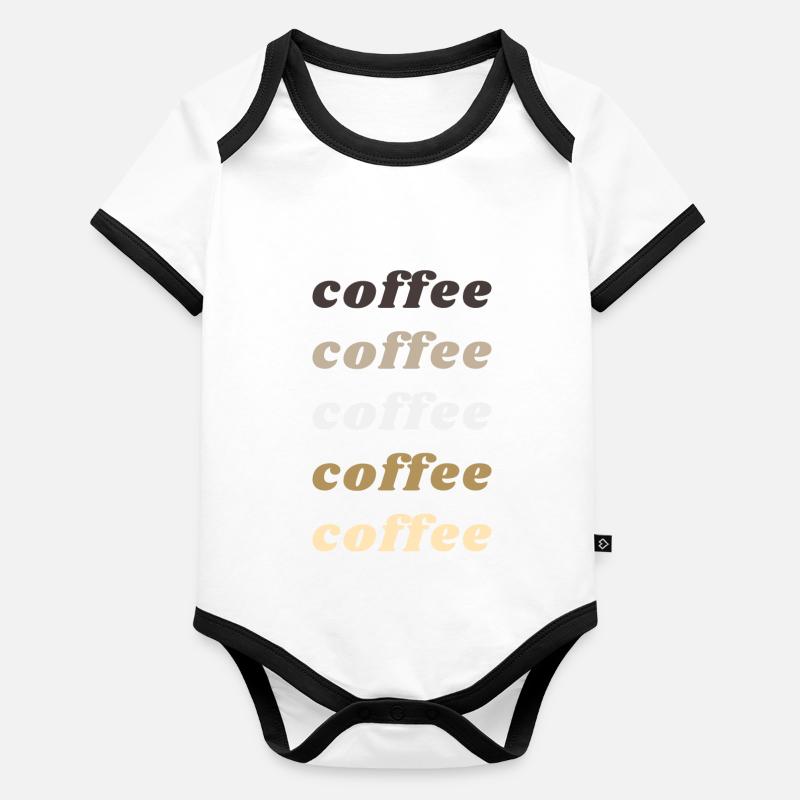 Café Body Bébé bio contrasté manches courtes