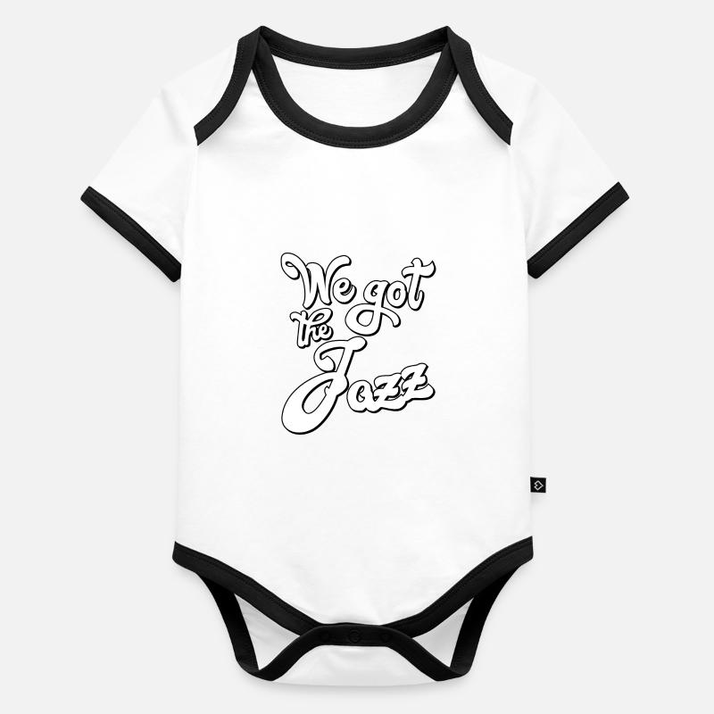 Nous avons eu le Jazz Body Bébé bio contrasté manches courtes