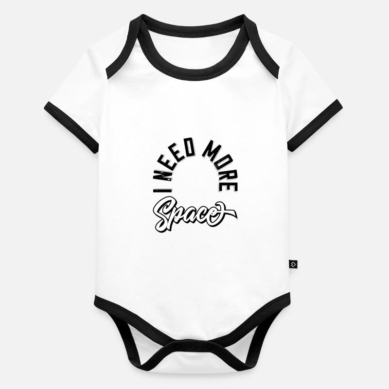 I need more space Baby Bio-Kurzarm-Kontrastbody