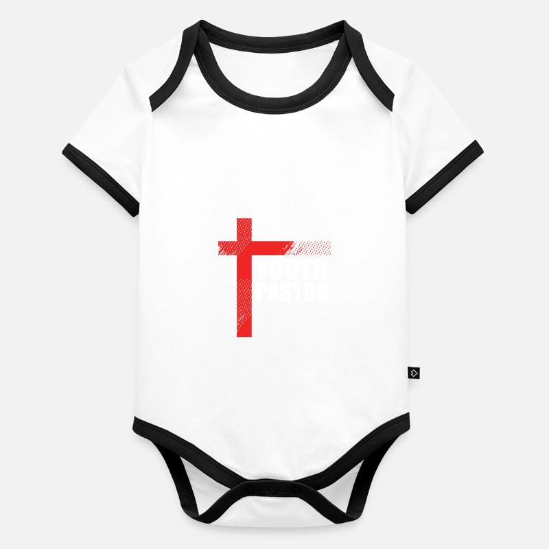 Youth pastor Organic Baby Contrasting Bodysuit