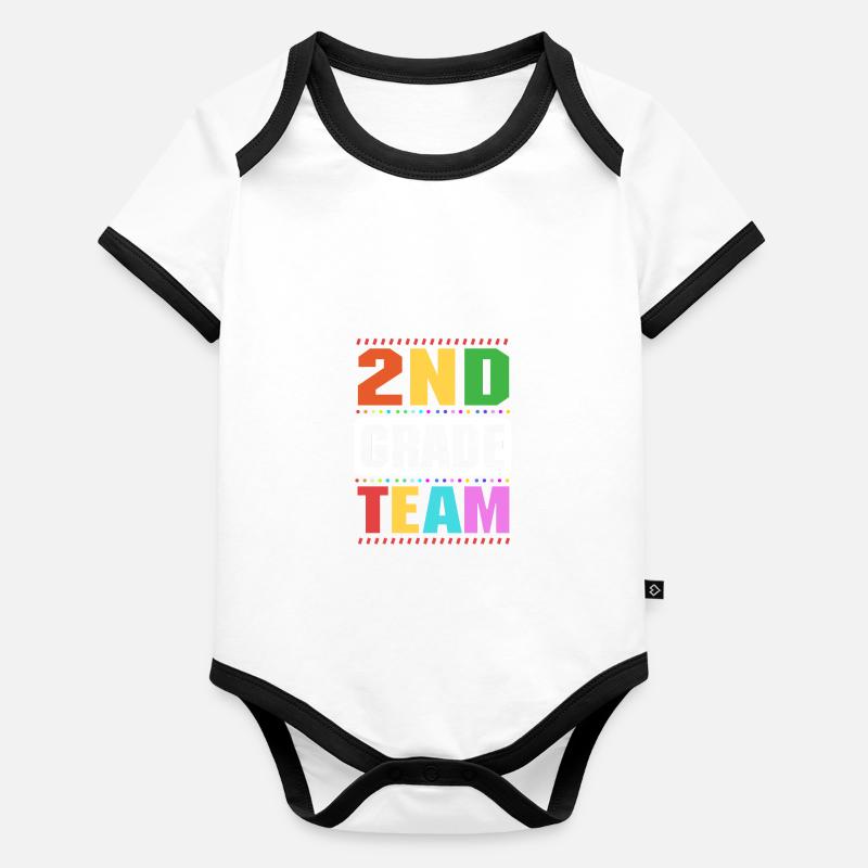 2e année Body Bébé bio contrasté manches courtes