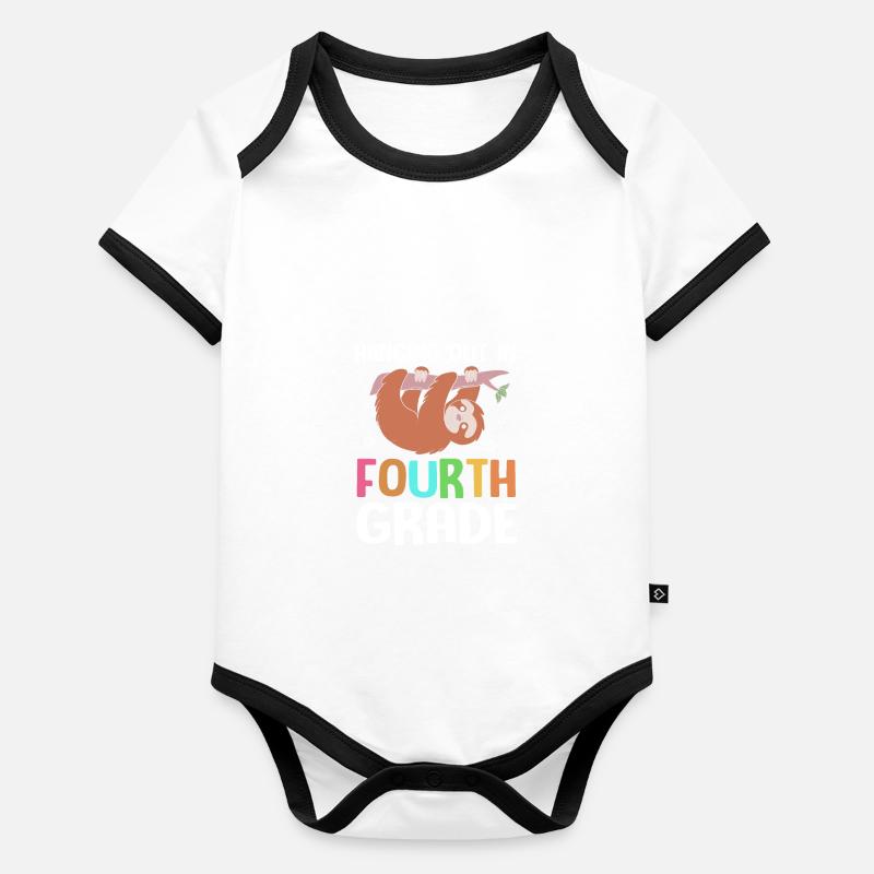 4e année Body Bébé bio contrasté manches courtes