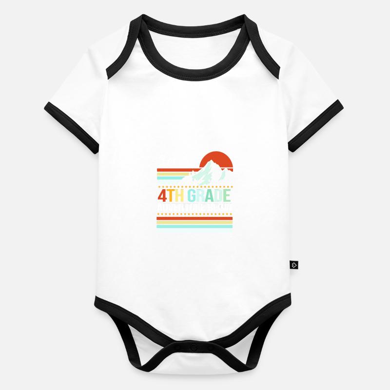 4. Klasse Baby Bio-Kurzarm-Kontrastbody