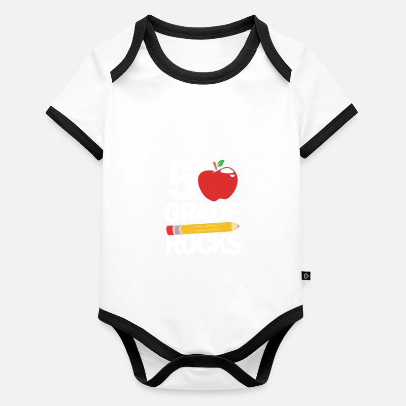 Cm2 Body Bébé bio contrasté manches courtes