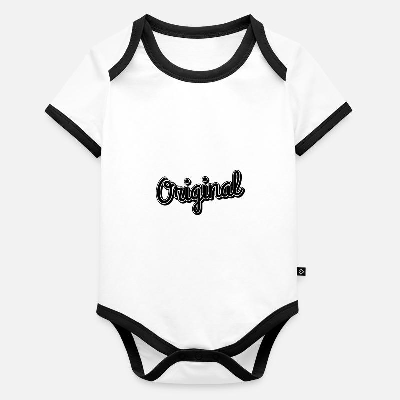 Original Organic Baby Contrasting Bodysuit