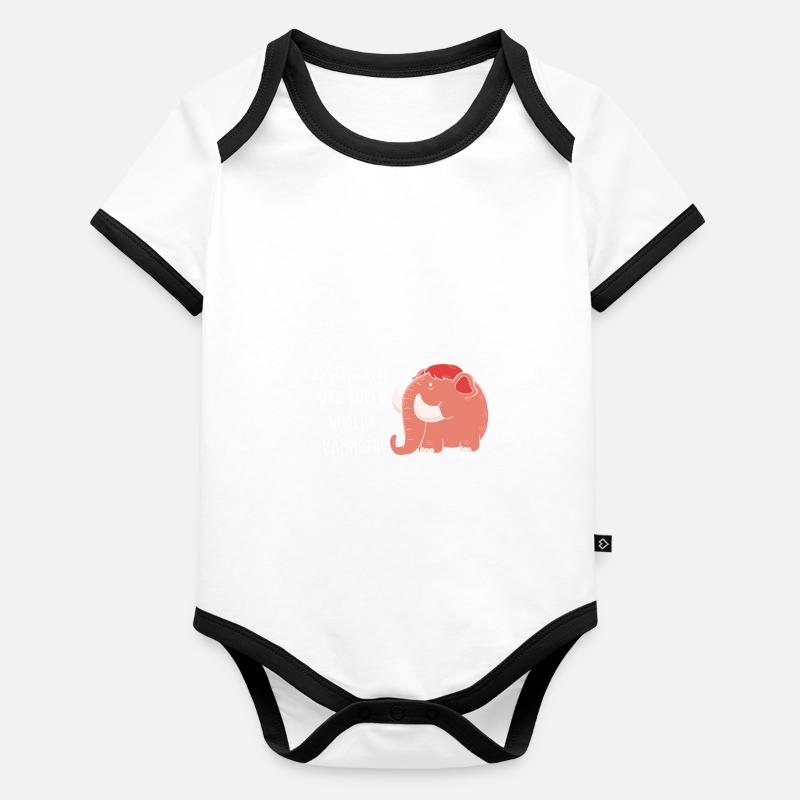 Mammut Baby Bio-Kurzarm-Kontrastbody