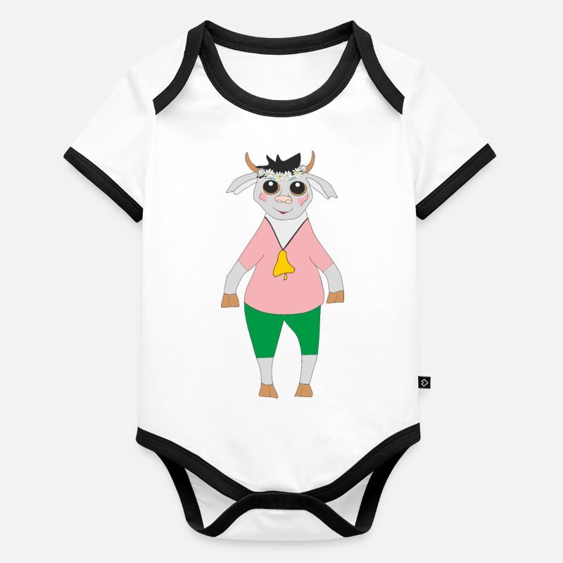 Goat Organic Baby Contrasting Bodysuit