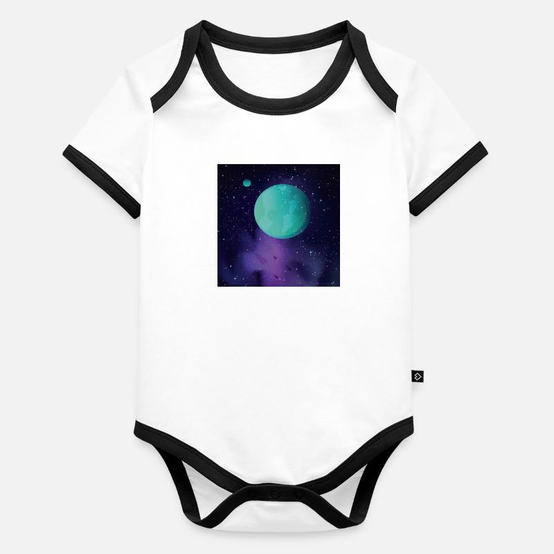 Earth Baby Bio-Kurzarm-Kontrastbody