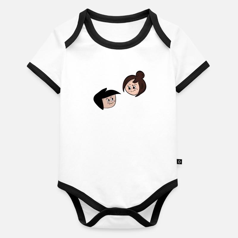 Jonny & Dizzy Baby Bio-Kurzarm-Kontrastbody