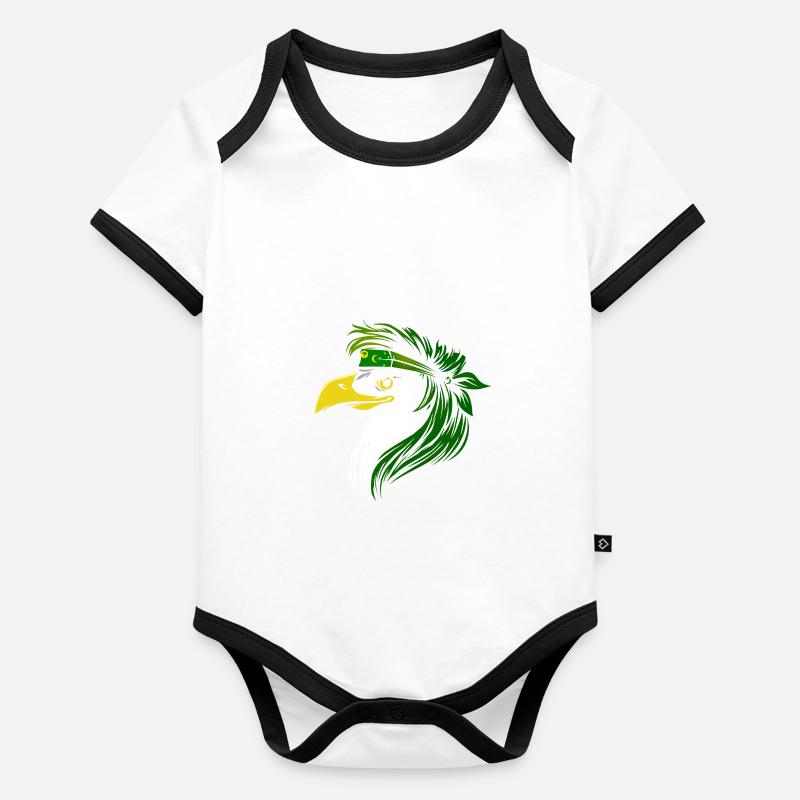 Cocos Islands Organic Baby Contrasting Bodysuit