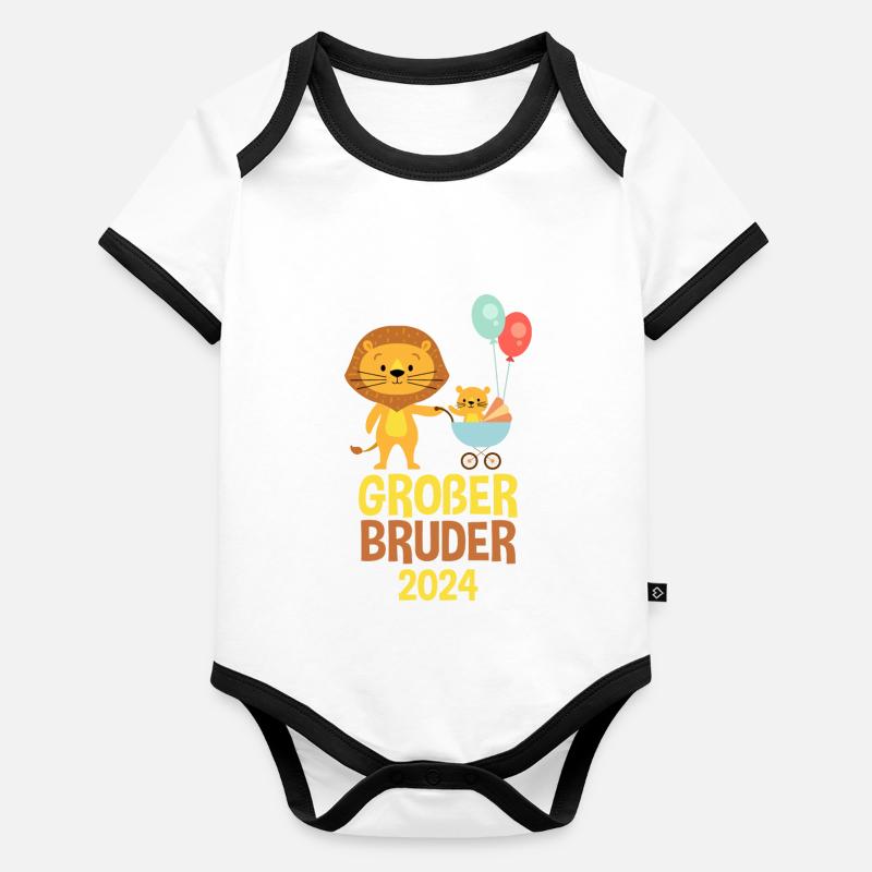 Big Brother 2024 Leo Organic Baby Contrasting Bodysuit