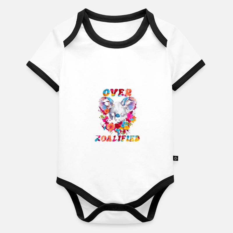 À propos de l’anniversaire de Koalified Koala Bear Lover Body Bébé bio contrasté manches courtes
