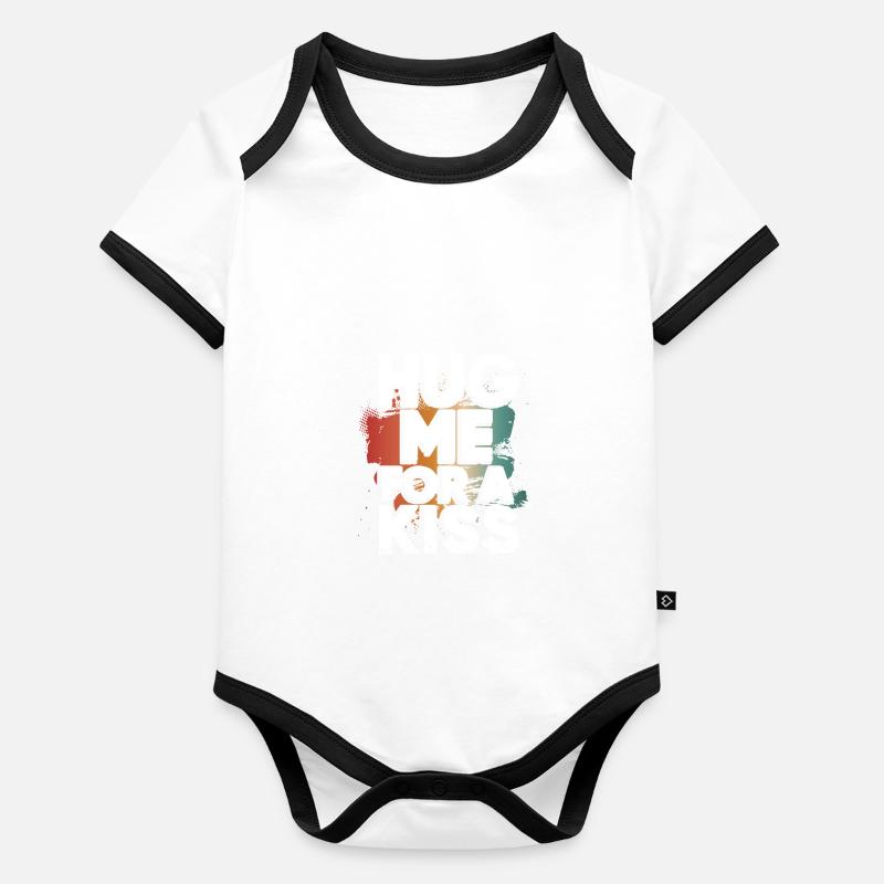 Professional Kisser Baby Bio-Kurzarm-Kontrastbody