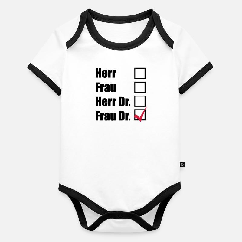 Docteur Body Bébé bio contrasté manches courtes
