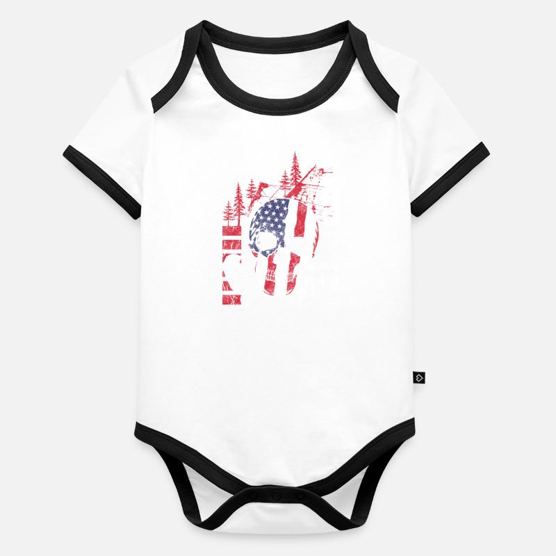 Style Motif Trash Organic Baby Contrasting Bodysuit