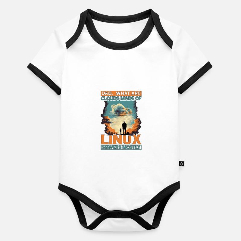 What Are Clouds Made Of, Linux Servers Mostly 12 Baby Bio-Kurzarm-Kontrastbody