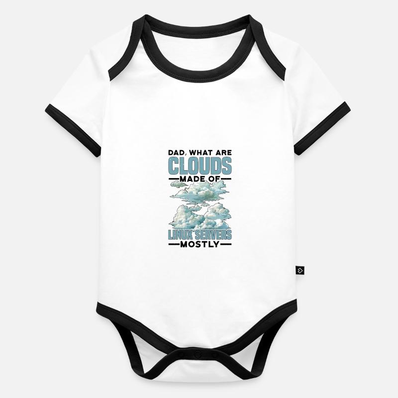 De quoi sont faits les clouds, les serveurs Linux principalement 31 Body Bébé bio contrasté manches courtes