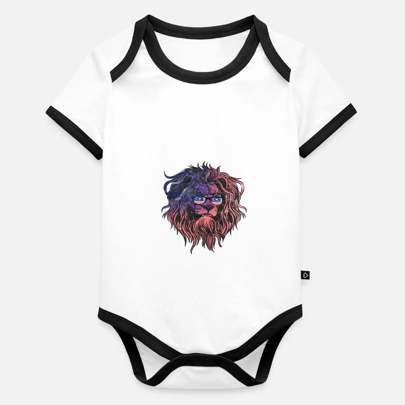 Malaisie Body Bébé bio contrasté manches courtes