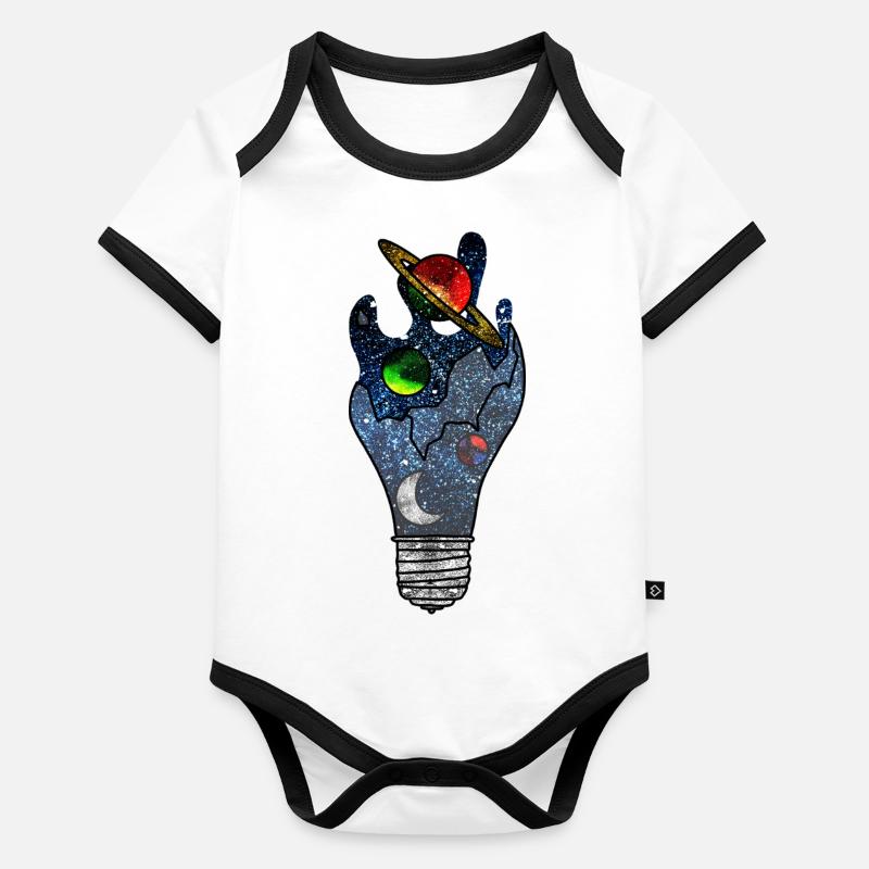 Cosmic Idea Organic Baby Contrasting Bodysuit