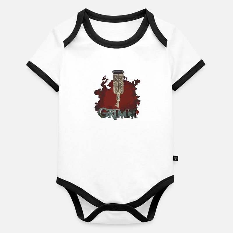 Grimm key Organic Baby Contrasting Bodysuit
