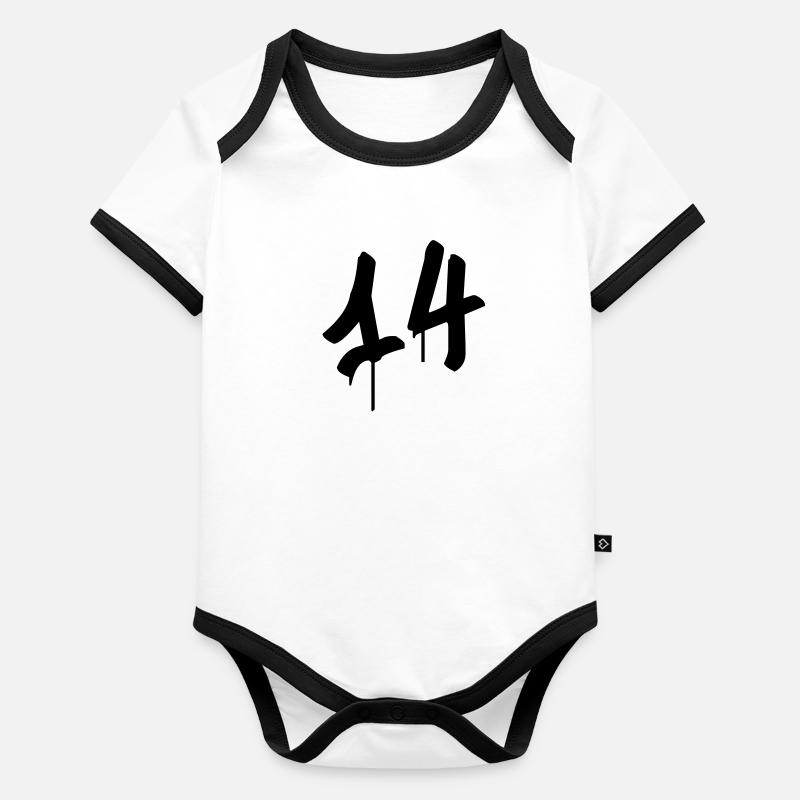 Tag : 14 Body Bébé bio contrasté manches courtes