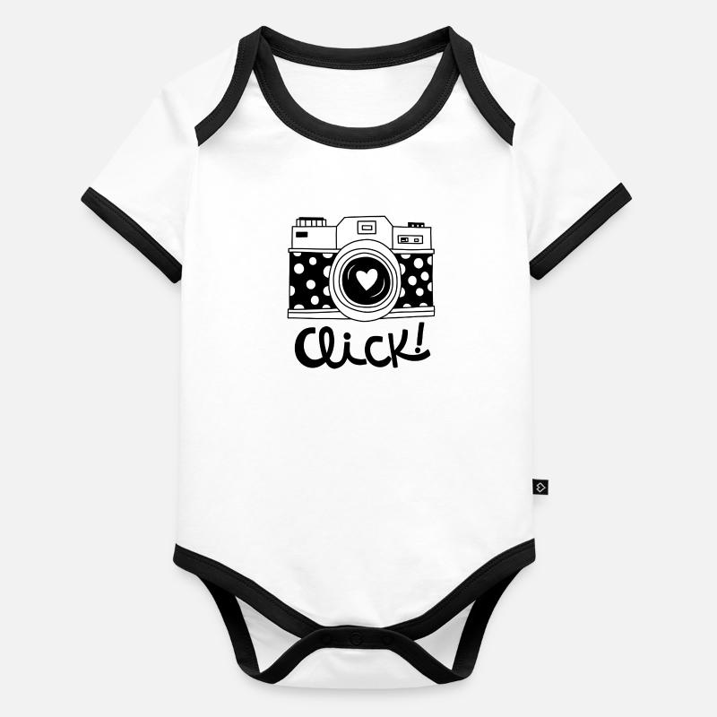 Click Body Bébé bio contrasté manches courtes