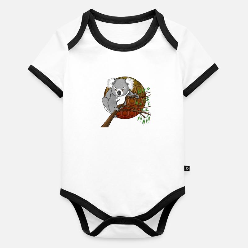 Koala Baby Bio-Kurzarm-Kontrastbody